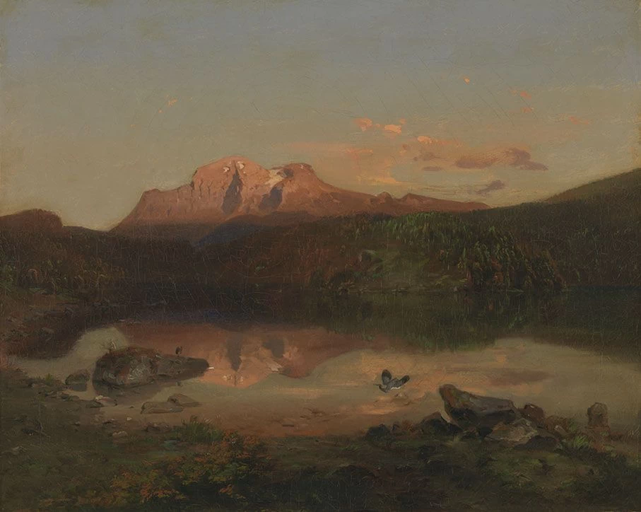 L'Hoher Göll ad Alpenglühen - Bavarian State Painting Collections